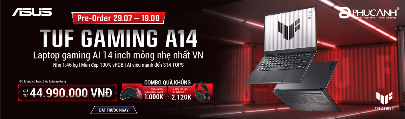 Pre-order ASUS TUF Gaming A14