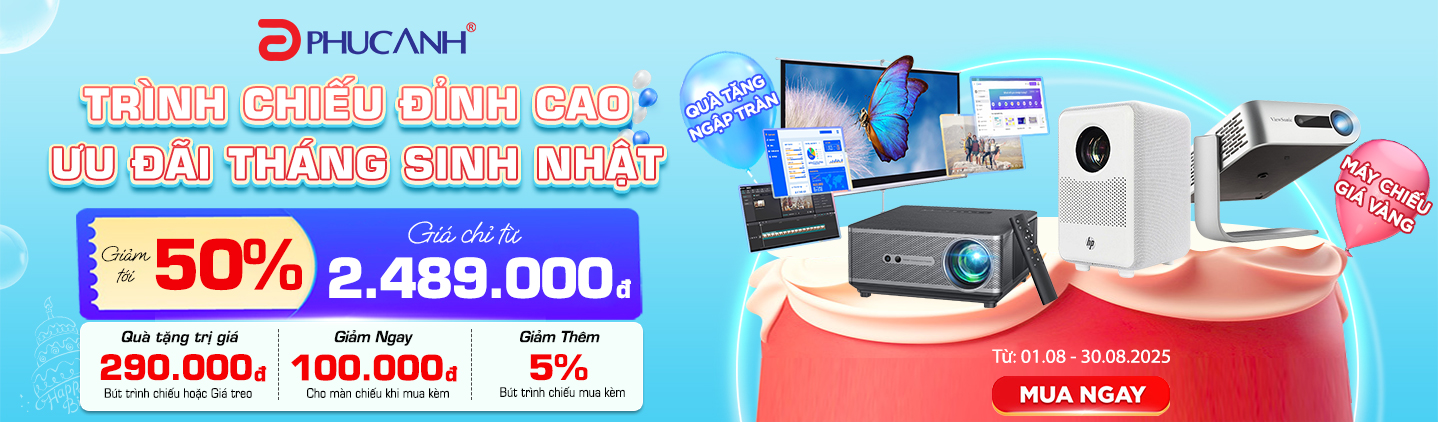 Máy chiếu sống động - Ưu đãi chấn động