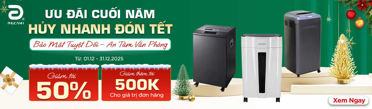 Máy hủy thông minh - Quà tặng ngập tràn