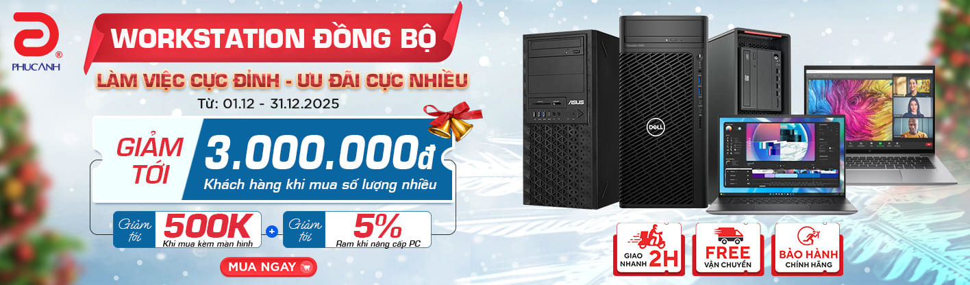 Workstation đồng bộ chính hãng