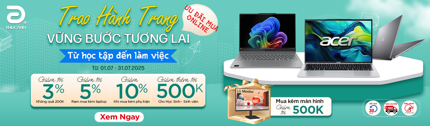 Sắm laptop tại gia - Nhận ưu đãi tại nhà