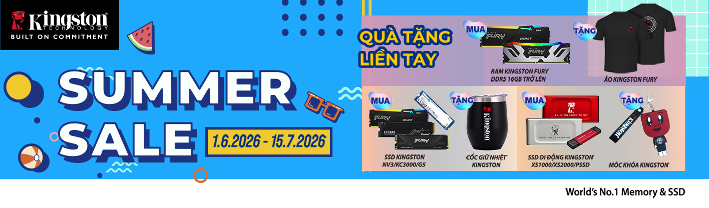 Kingston Summer Sale - Quà Tặng Liền Tay