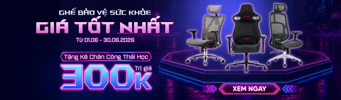 Ghế Bảo Vệ Sức Khỏe - Tăng Năng Suất Làm Việc