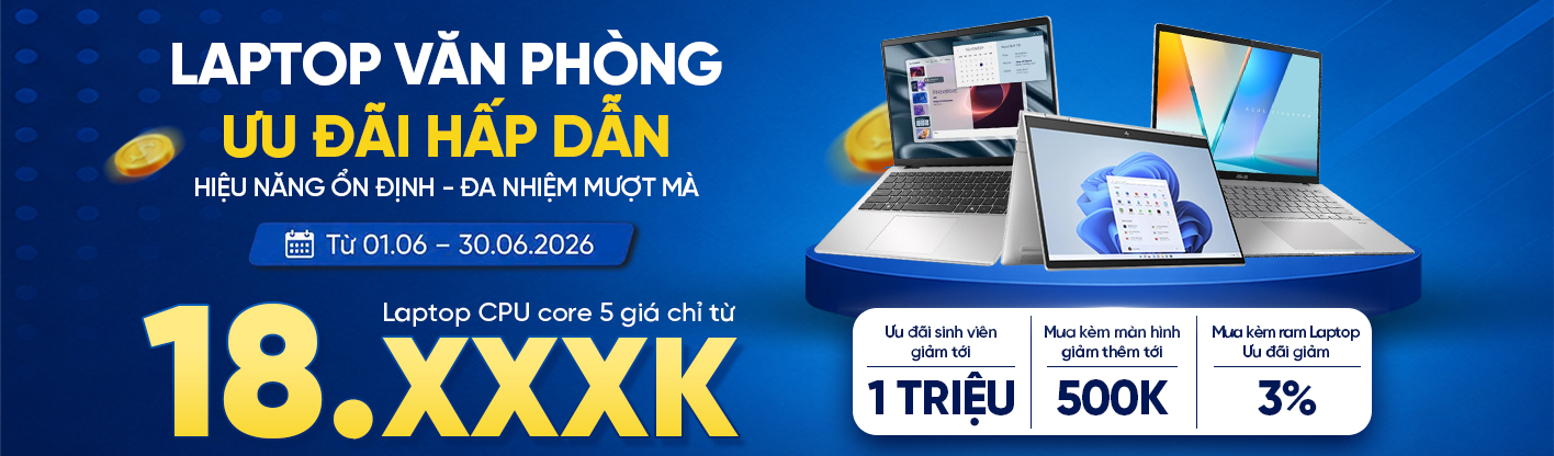 Laptop Đa Nhiệm - Hiện Đại Mỏng Nhẹ