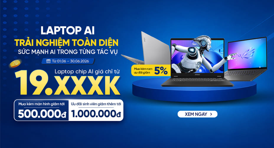 Laptop AI - Dẫn Đầu Hiệu Năng 