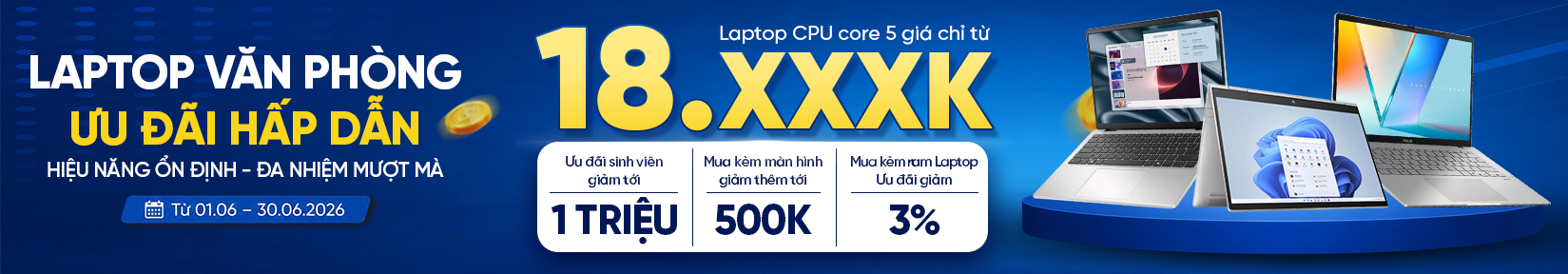 Laptop Đa Nhiệm - Hiện Đại Mỏng Nhẹ - Hiệu Năng Cao
