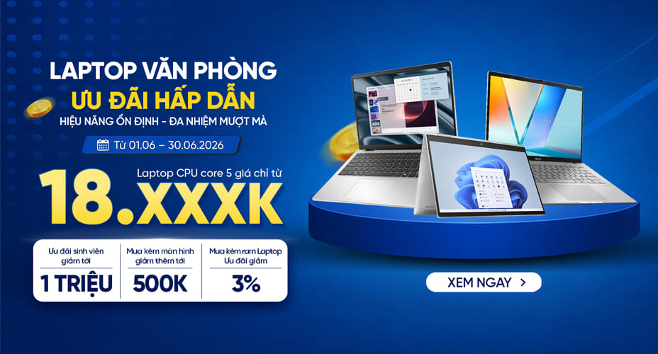 Laptop Đa Nhiệm - Hiện Đại Mỏng Nhẹ