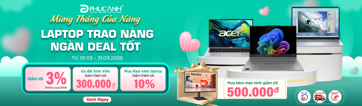 Sắm laptop tại gia - Nhận ưu đãi tại nhà