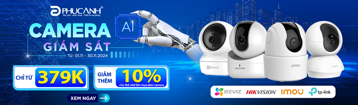 Camera AI giám sát giá chỉ từ 389K