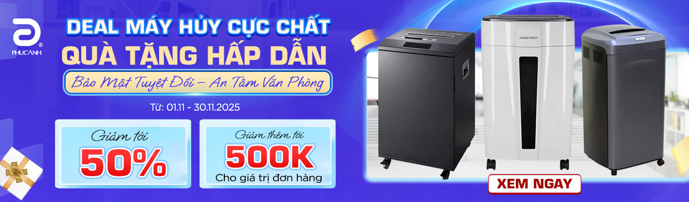 Máy hủy thông minh - Quà tặng ngập tràn