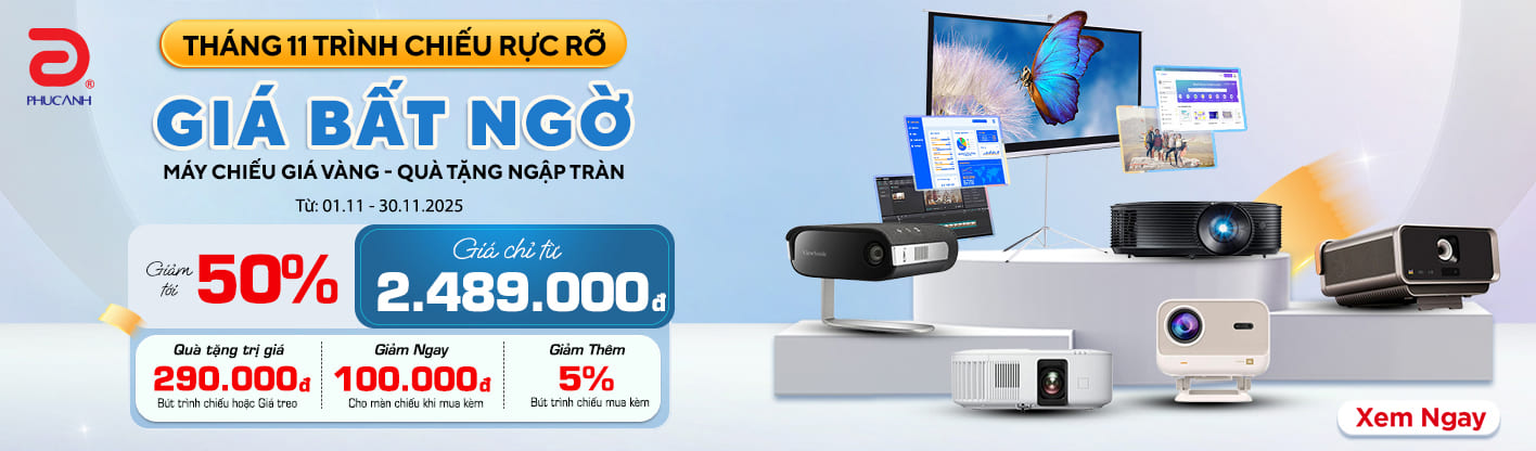 Máy chiếu sống động - Ưu đãi chấn động