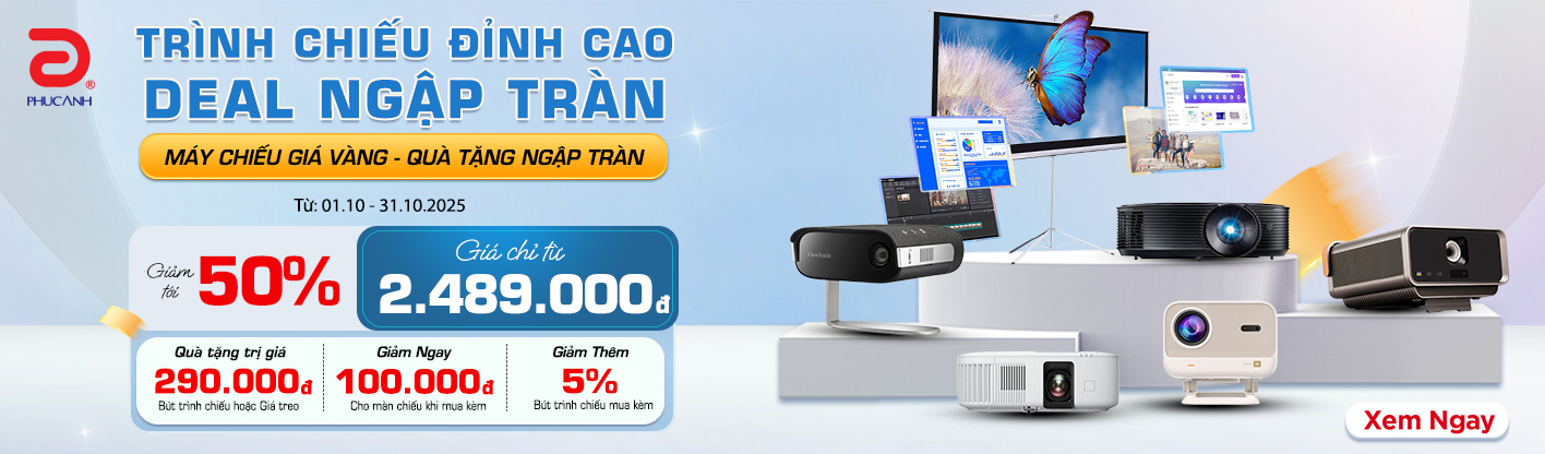 Máy chiếu sống động - Ưu đãi chấn động