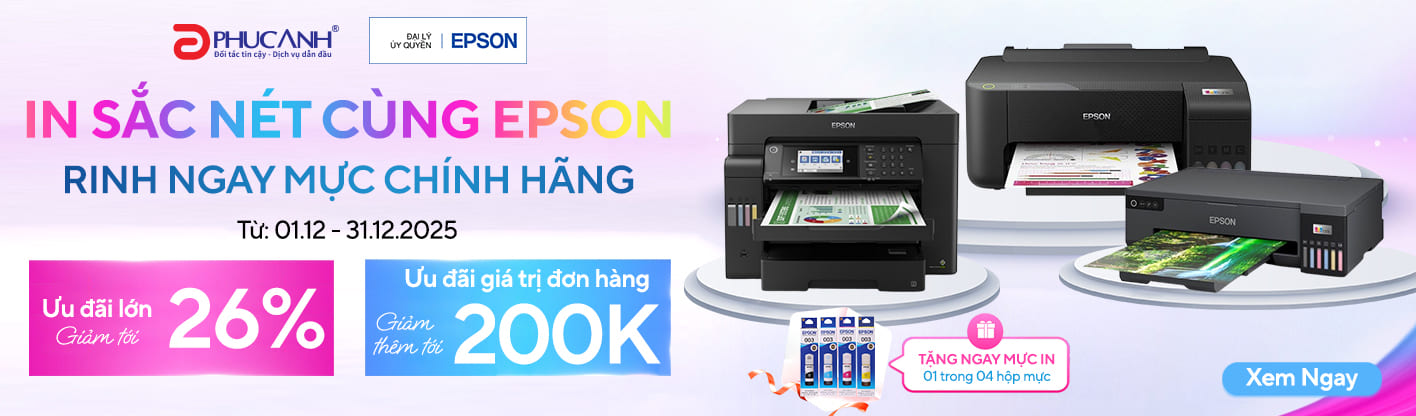 In Sắc Nét Cùng Epson