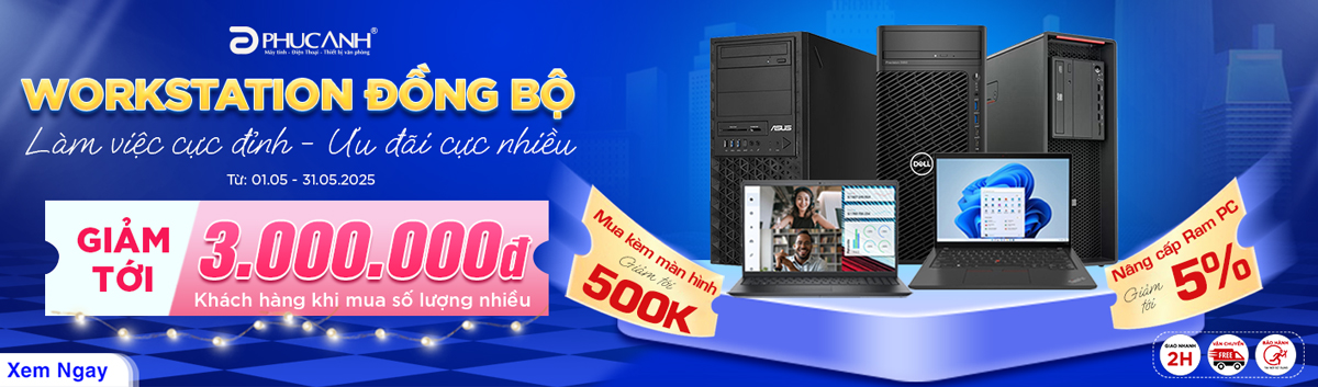 Workstation đồng bộ chính hãng