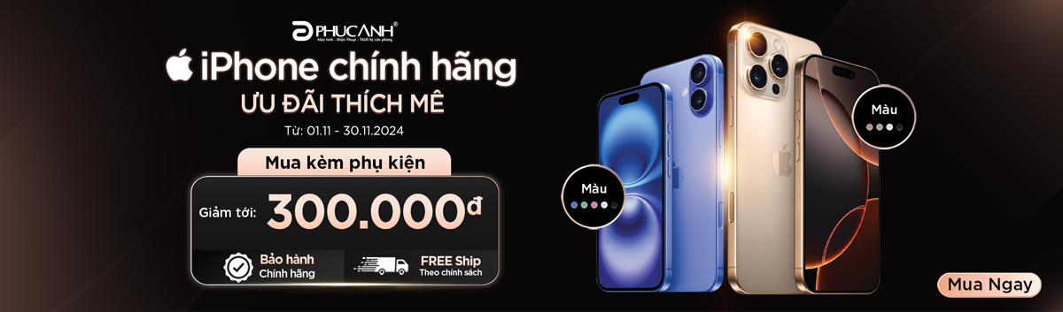 iPhone chính hãng - Ưu đãi thích mê