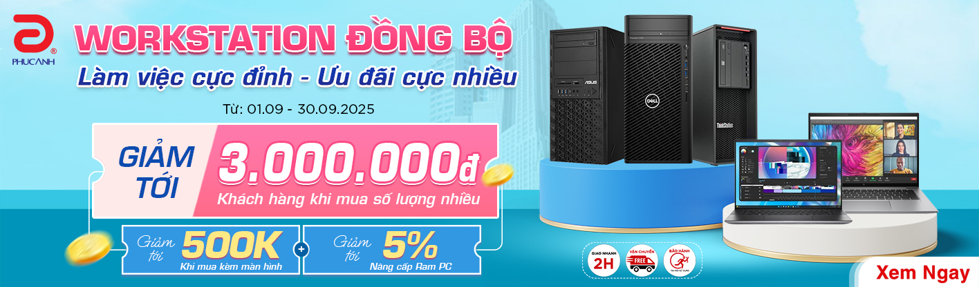 Workstation đồng bộ chính hãng