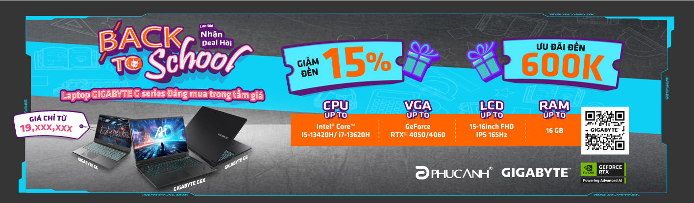Back to School - Lên đời nhân deal hời với G6 MF/KF