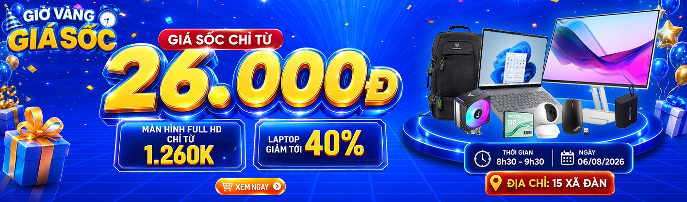 Giờ Vàng Giá Sốc 