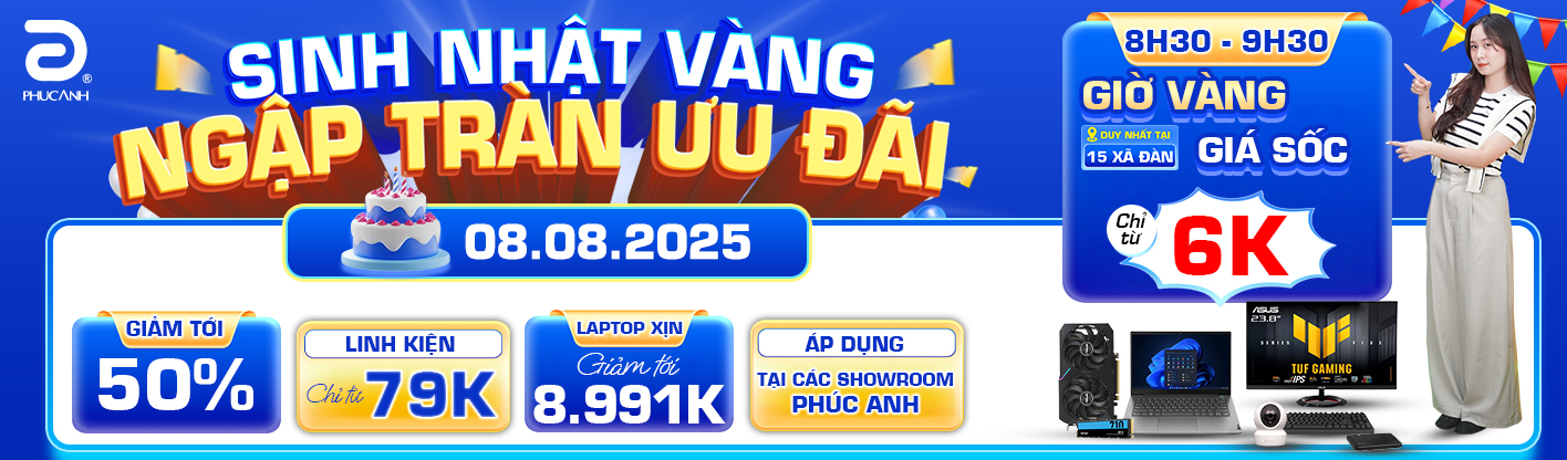 Sinh nhật vàng – Ngập tràn ưu đãi