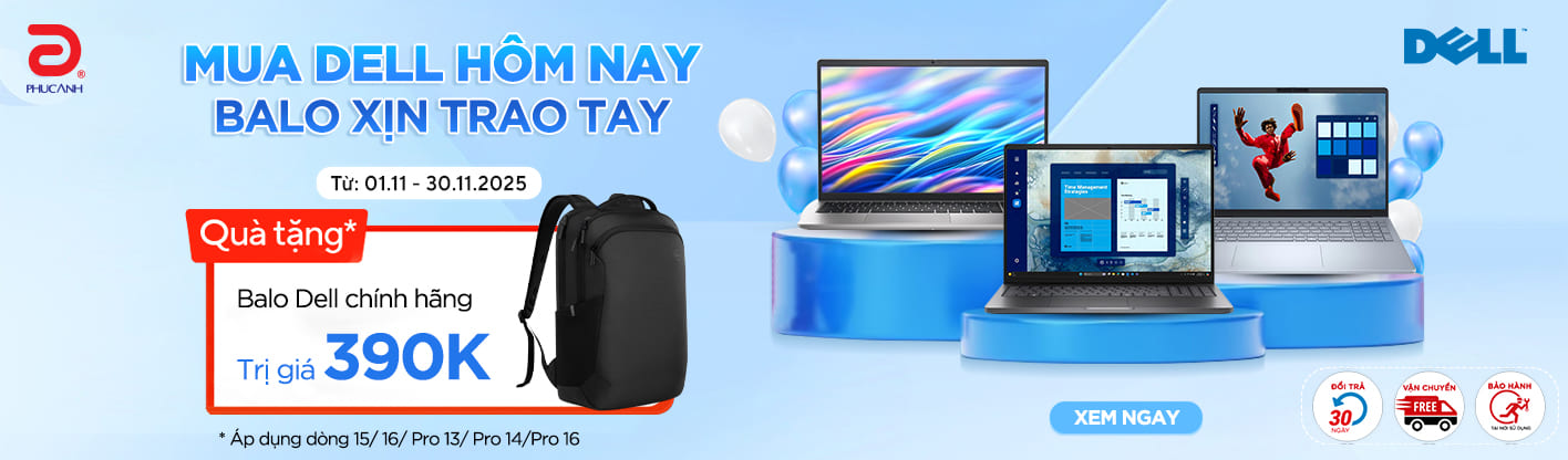 Mua Dell hôm nay - Balo xịn trao tay