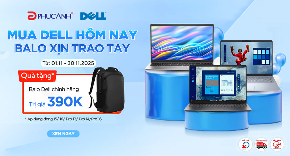 Mua Dell hôm nay - Balo xịn trao tay