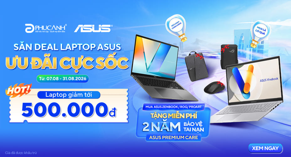 Săn Deal Laptop ASUS Ưu Đãi Cực Sốc