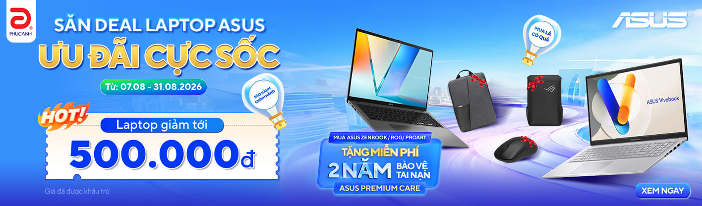 Săn Deal Laptop ASUS Ưu Đãi Cực Sốc