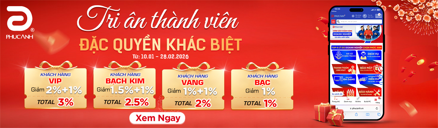 Tri ân thành viên - Đặc quyền khác biệt
