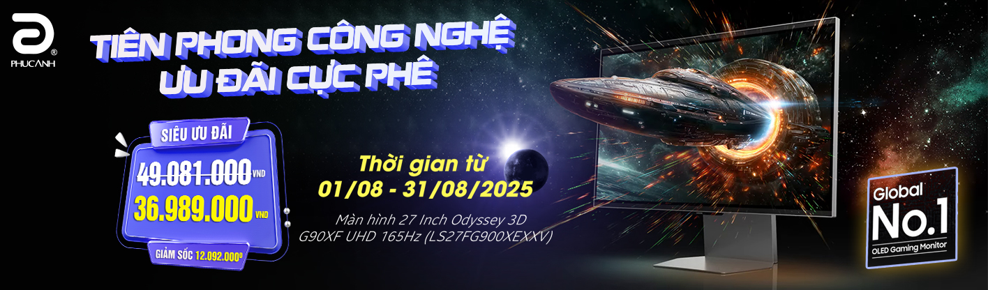 Màn hình gaming Samsung Odyssey 3D G90XF LS27FG900XEXXV
