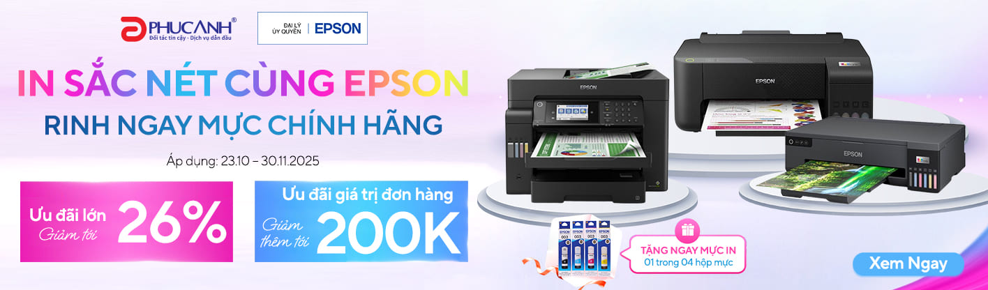 In Sắc Nét Cùng Epson