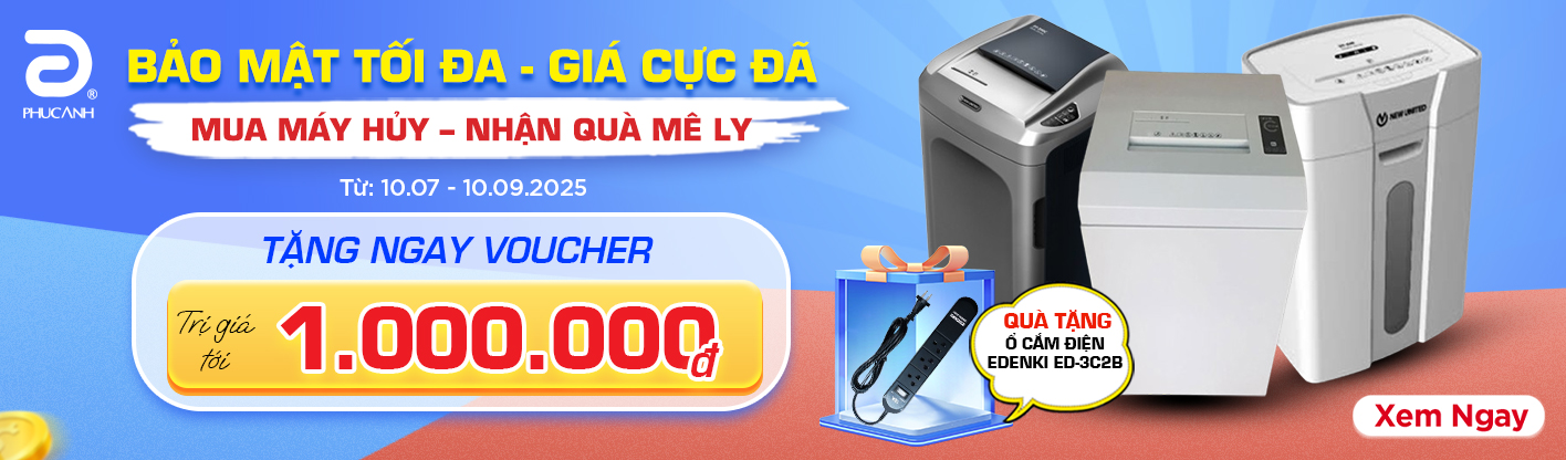 Mua máy hủy – Nhận quà mê ly