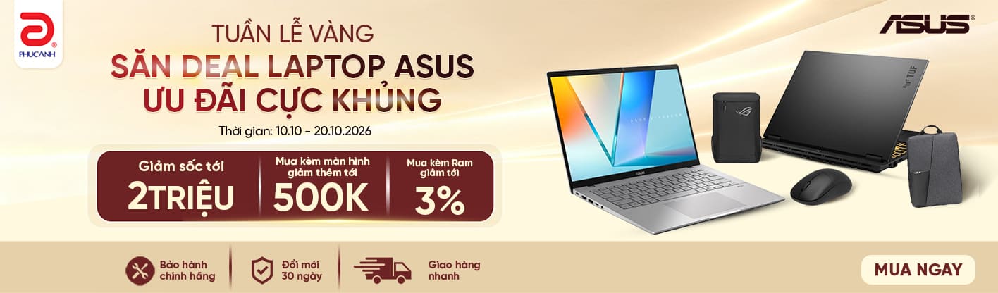 Săn Deal Laptop ASUS Ưu Đãi Cực Sốc