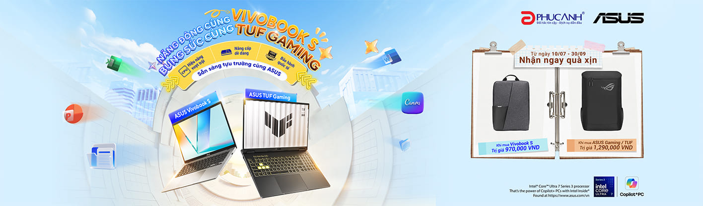 Năng Động Cùng Vivobook S - Bung Sức Cùng TUF Gaming