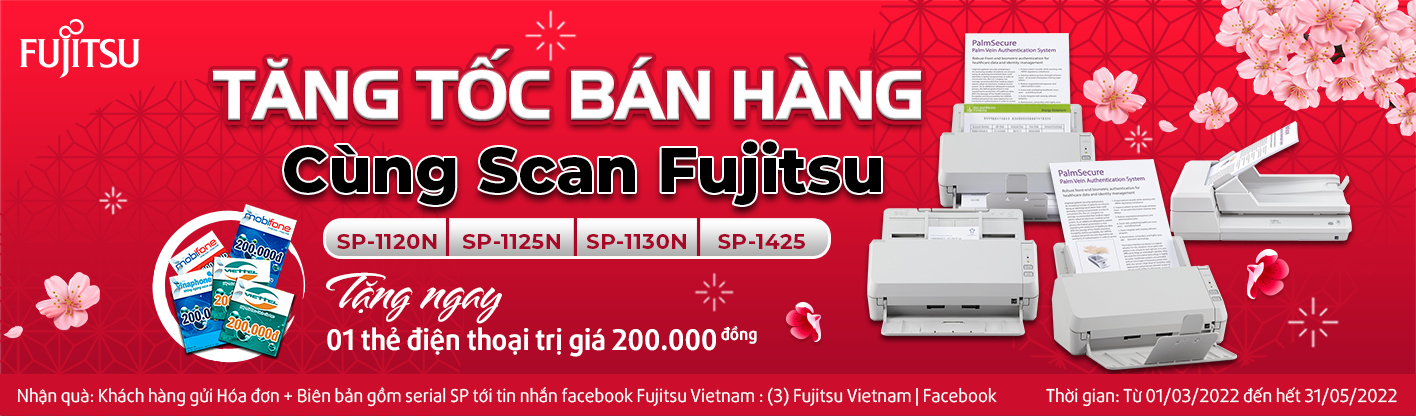 Tăng tốc bán hàng cùng Scan Fujitsu