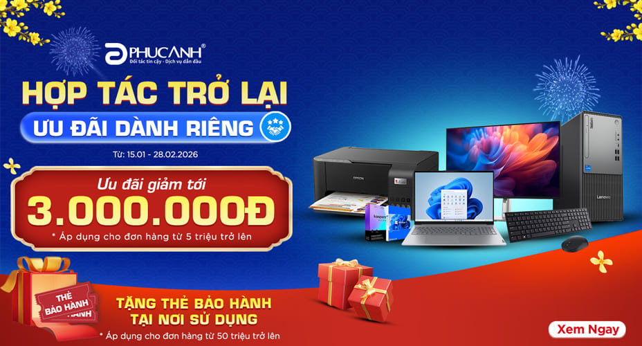 Hợp tác trở lại - Ưu đãi dành riêng cho doanh nghiệp