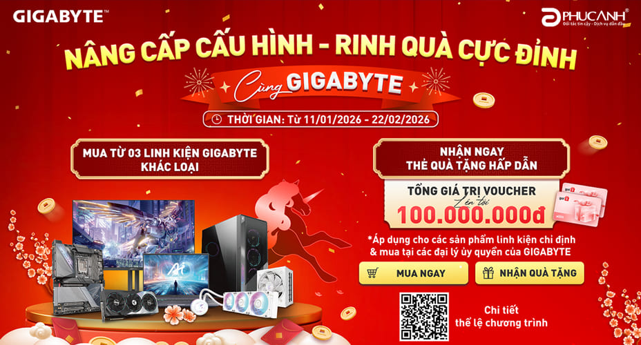 Nâng cấp cấu hình - Rinh quà cực đỉnh