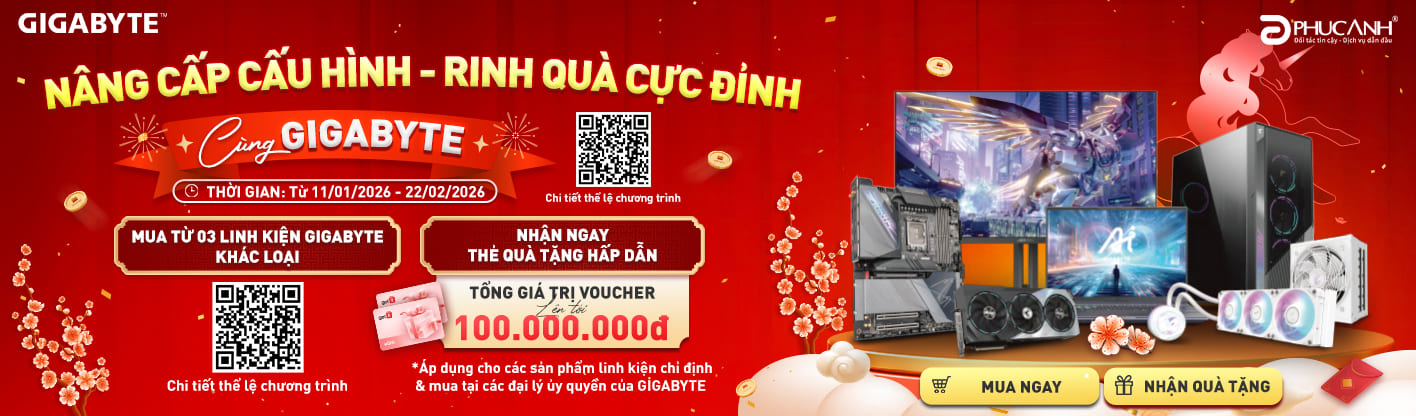 Nâng cấp cấu hình - Rinh quà cực đỉnh