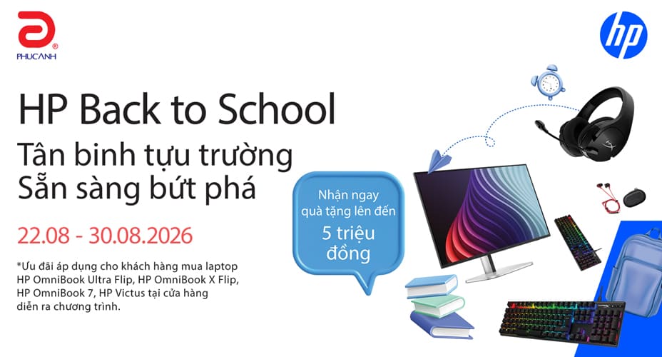 HP Back to School - Tân binh tựu trường, Sẵn sàng bứt phá