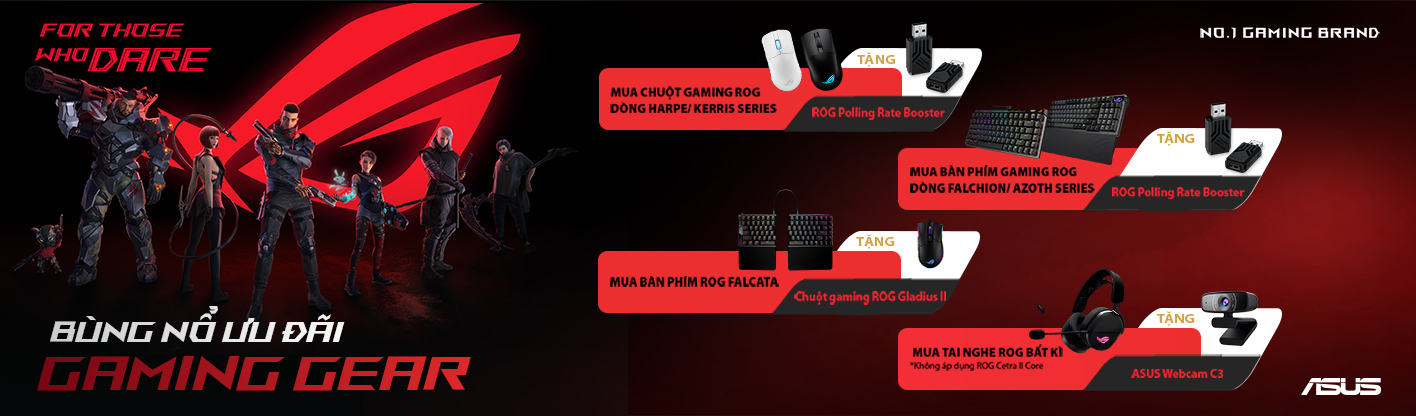 Bùng Nổ Ưu Đãi Gaming Gear