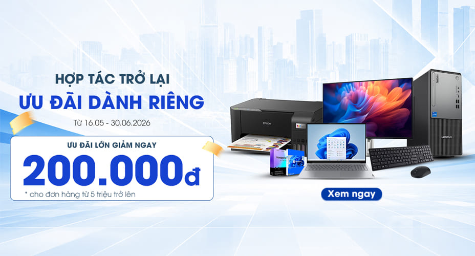 Hợp tác trở lại - Ưu đãi dành riêng