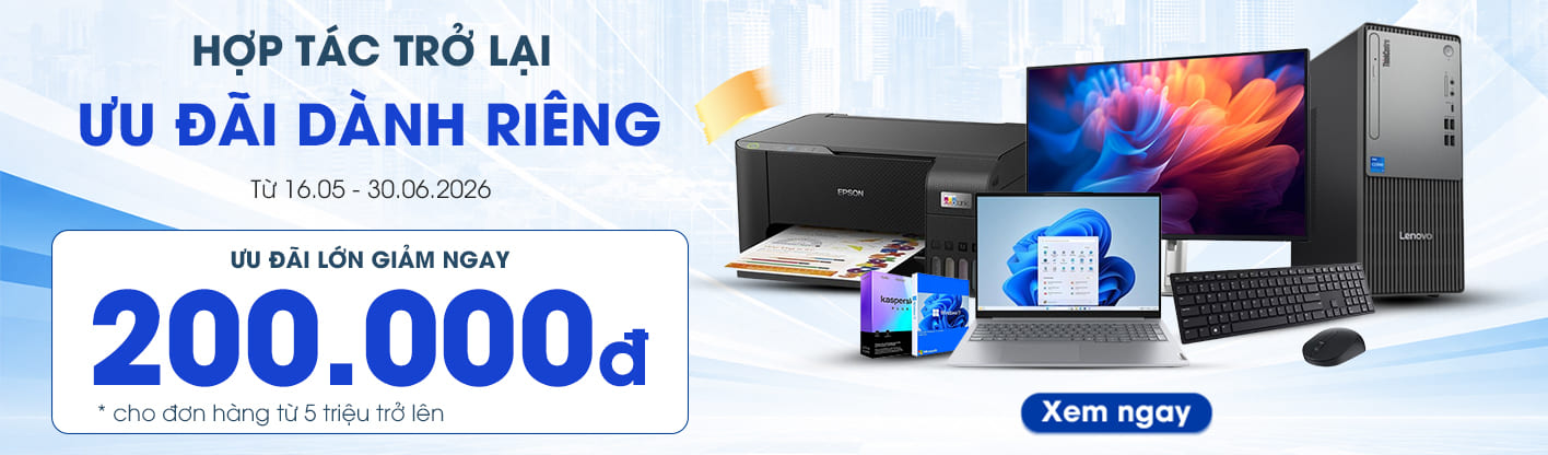 Hợp tác trở lại - Ưu đãi dành riêng
