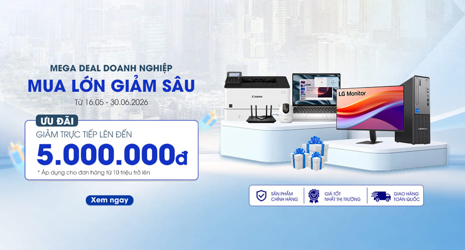 Ưu đãi doanh nghiệp - Mua càng lớn - Giảm càng sâu