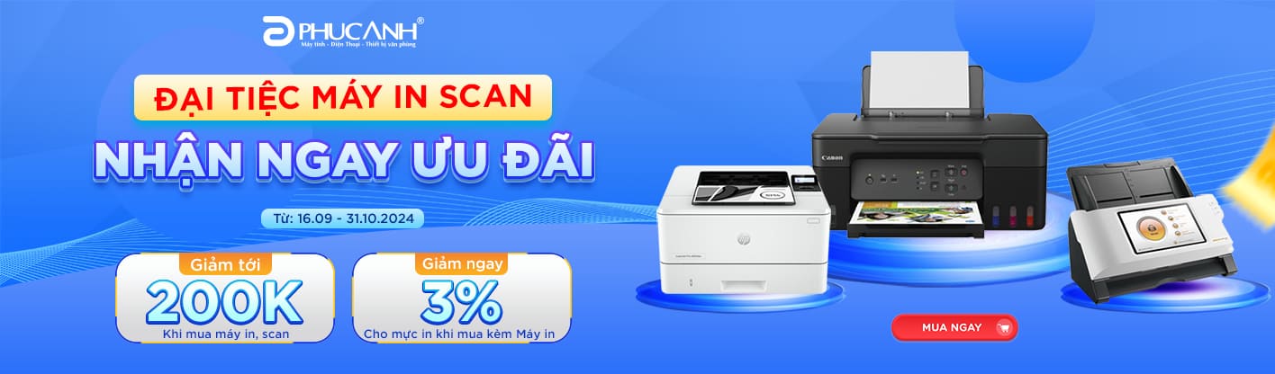 Đại tiệc Máy in, máy scan