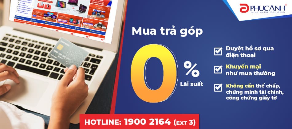 Tra góp 0%