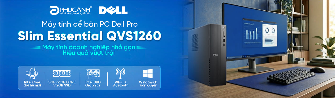PC Dell Pro Slim Essential QVS1260
