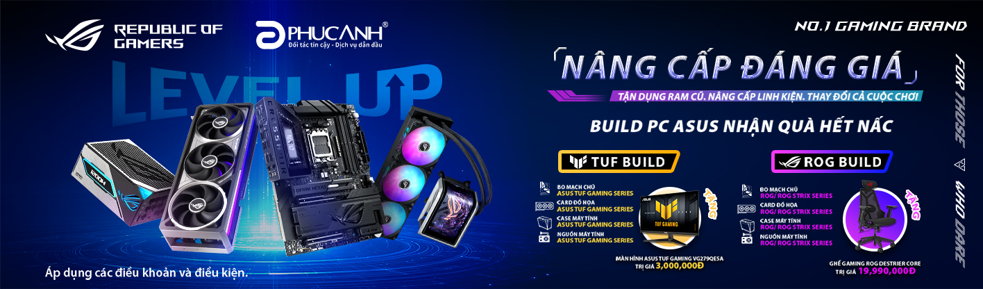 BUILD PC ASUS RINH QUÀ HẾT NẤC