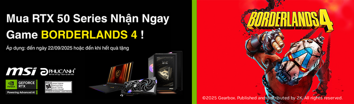 MUA MSI GEFORCE RTX 50 SERIES