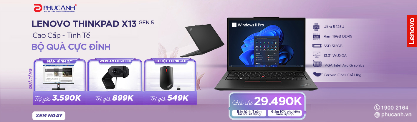 Laptop Lenovo ThinkPad X13 GEN 5 WinPro