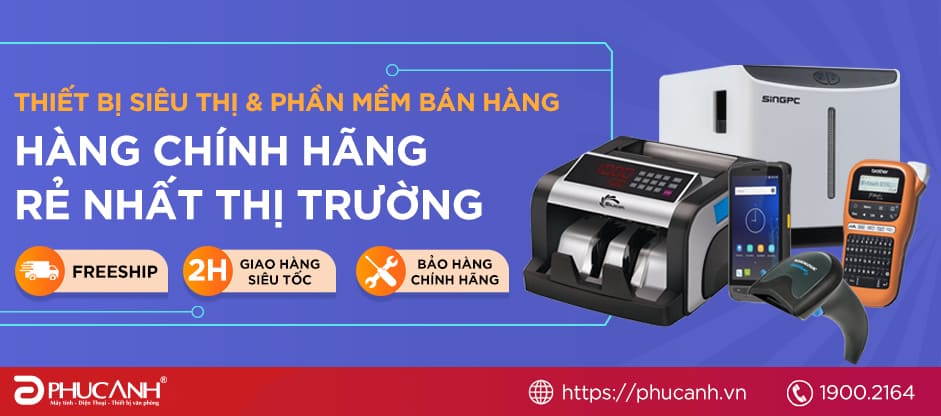   Thiết bị siêu thị & PM bán hàng