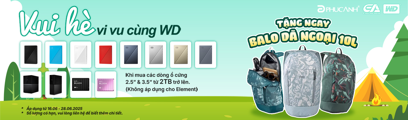 Vui Hè Vi Vu Cùng Ổ Cứng Di Động WD